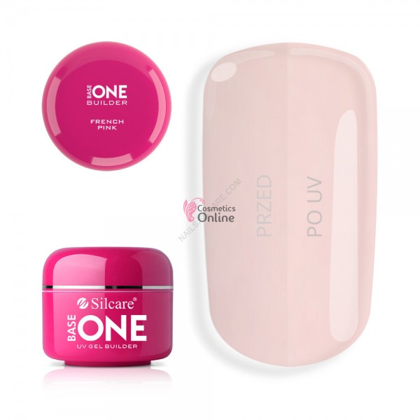 Gel UV Base One Silcare 3 in 1 French Pink 30 ml